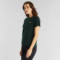 DEDICATED T-shirt à Motifs En Coton Bio - Mysen -Thinking Mu Soldes DEDICATED T shirt MYSEN motif vert fonce 3 73f4d23b 8db8 4c27 92dd f4f50e693a42