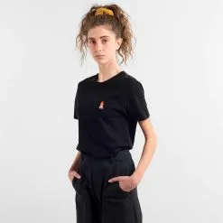 DEDICATED T-shirt à Motifs En Coton Bio - Mysen -Thinking Mu Soldes DEDICATED T shirt Mysen Peach 3 0031