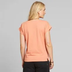 DEDICATED T-shirt Coton Biologique - Visby -Thinking Mu Soldes DEDICATED T shirt Visby corail 4