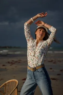 Carlotta Top Coton Biologique - Joy -Thinking Mu Soldes DSC0399