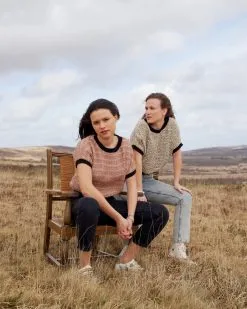 Carlotta Top Matière Upcyclée - Rock -Thinking Mu Soldes DSC04764