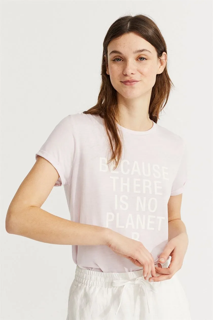Ecoalf T-shirt Tencel® - There Is No Planet B 3 Ecoalf T-shirt Tencel® - There Is No Planet B