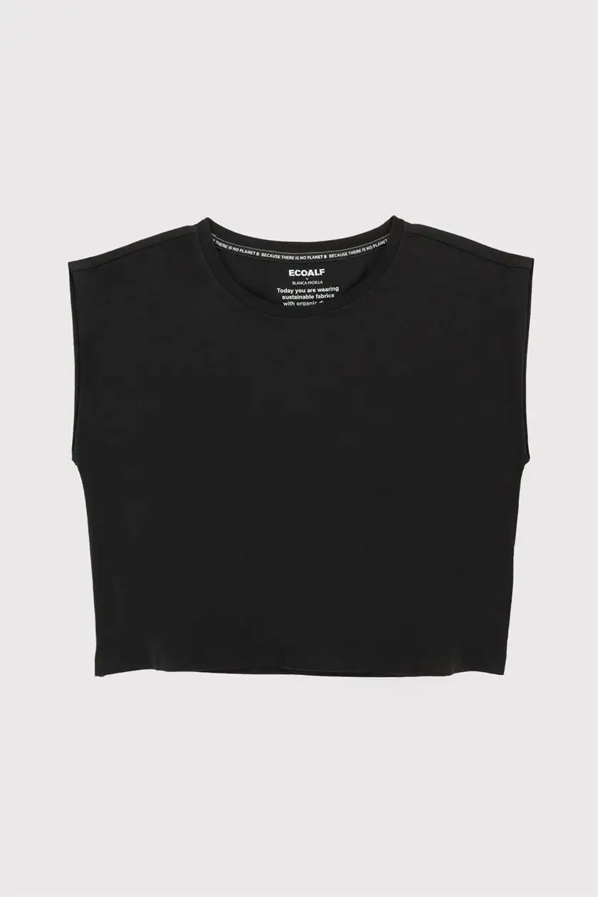 Ecoalf T-shirt Croppé En Coton Bio Et Recyclé 4 Ecoalf T-shirt Croppé En Coton Bio Et Recyclé – Image 2