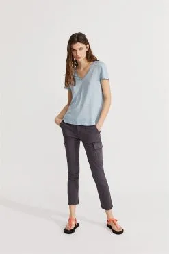 Ecoalf T-shirt 100% Lin -Thinking Mu Soldes ECOALF T shirt en lin bleu 2 8c637a26 f2ab 4f44 af29 58627592ec4e