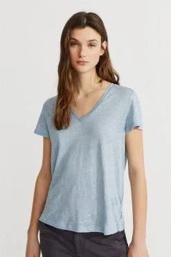 Ecoalf T-shirt 100% Lin -Thinking Mu Soldes ECOALF T shirt en lin bleu 3 2960b84b 947f 4bd7 9637 1b38efd871ab