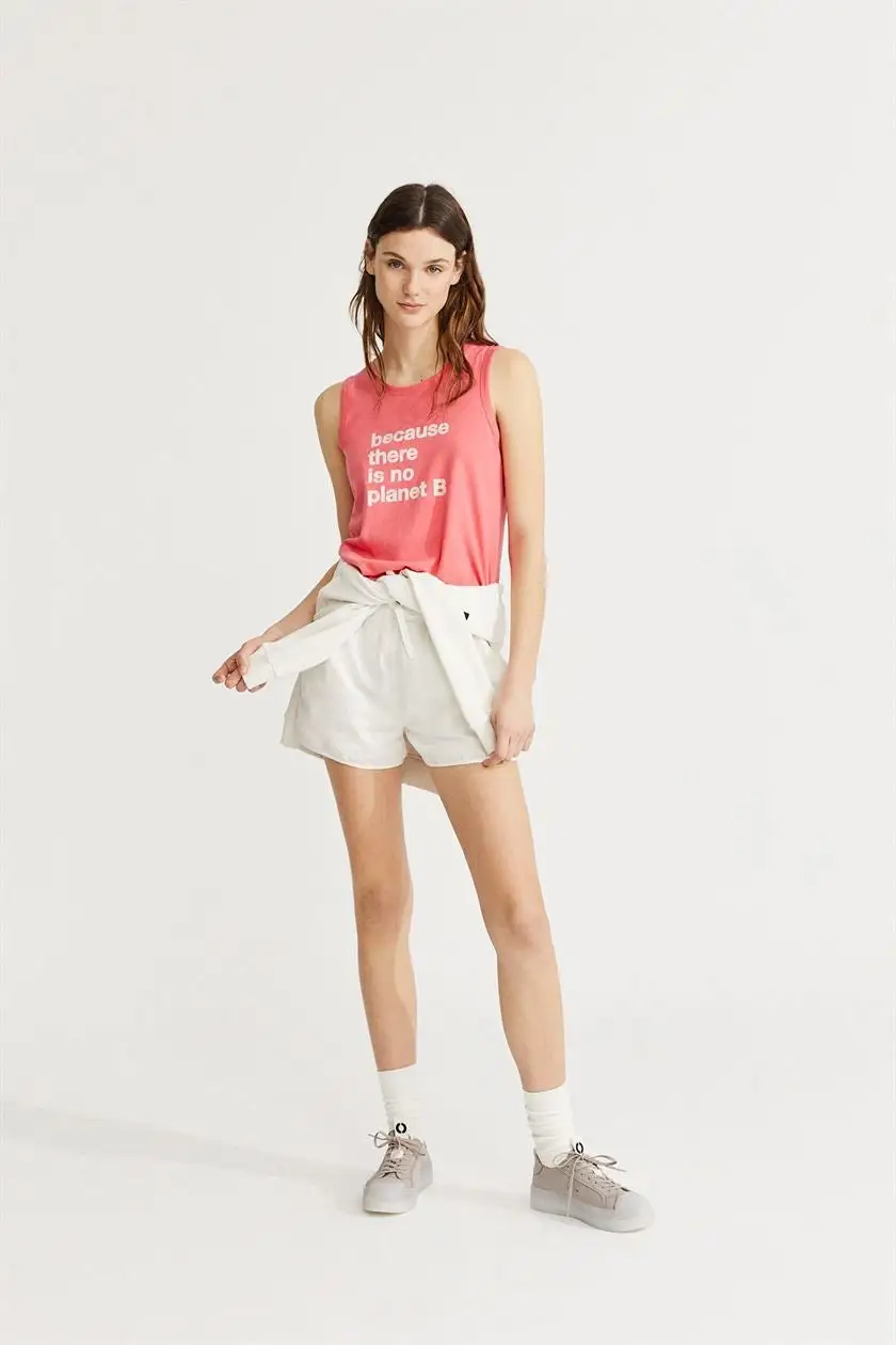 Ecoalf Débardeur Coton Biologique - There Is No Planet B 9 Ecoalf Débardeur Coton Biologique - There Is No Planet B – Image 7