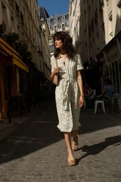 BAGARREUSE Robe Coton Upcyclé - Bonnie 11 BAGARREUSE Robe Coton Upcyclé - Bonnie -Thinking Mu Soldes FT8A2579 BD