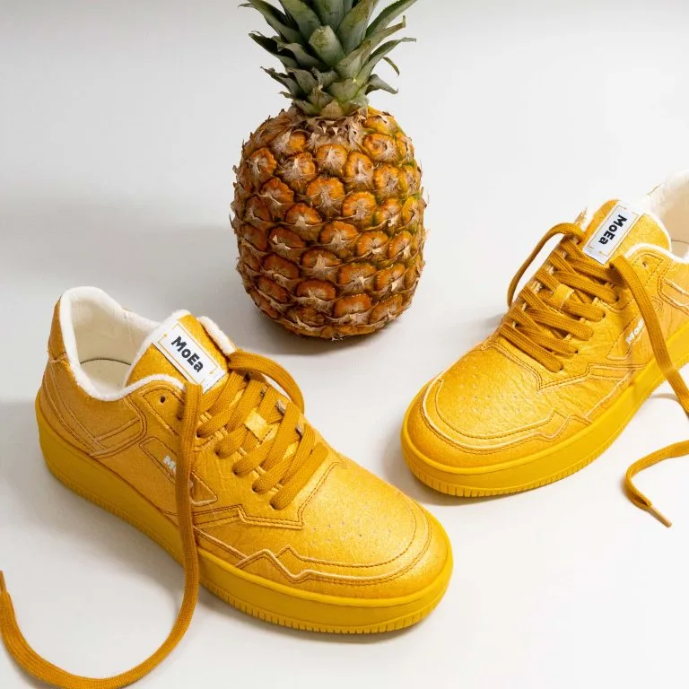 MoEa Baskets Camel Cuir D'ananas - Gen1 4 MoEa Baskets Camel Cuir D'ananas - Gen1 – Image 2