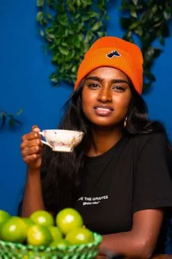 Girafon Bleu T-shirt Coton Biologique - Save The Giraffes