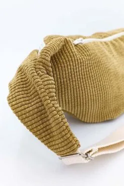 Homonoia Banane XL Velours Upcyclé -Thinking Mu Soldes Homonoia banane xl velours noisette 4