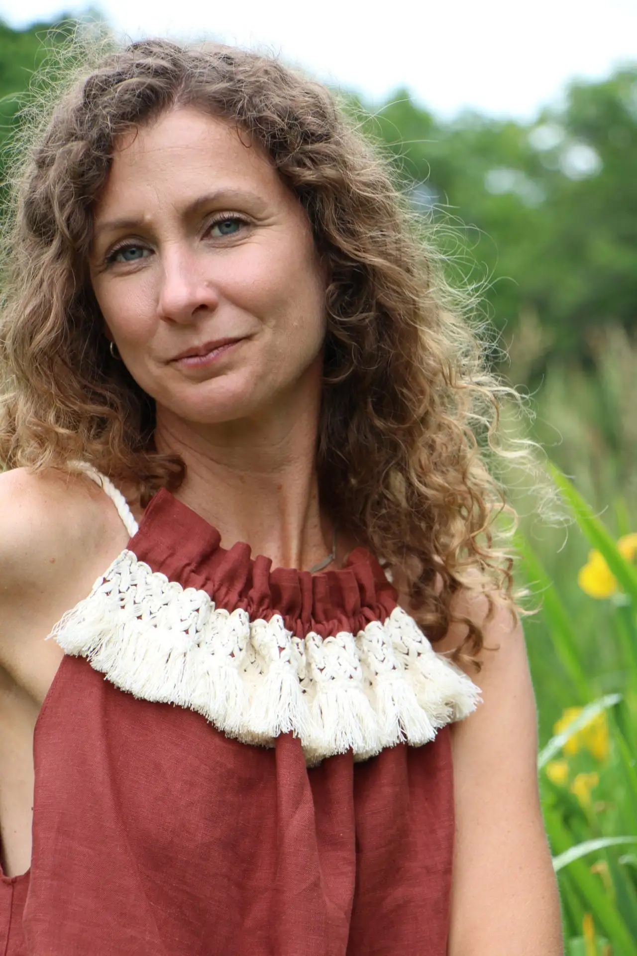 Carlotta Top Lin - Rosa 3 Carlotta Top Lin - Rosa