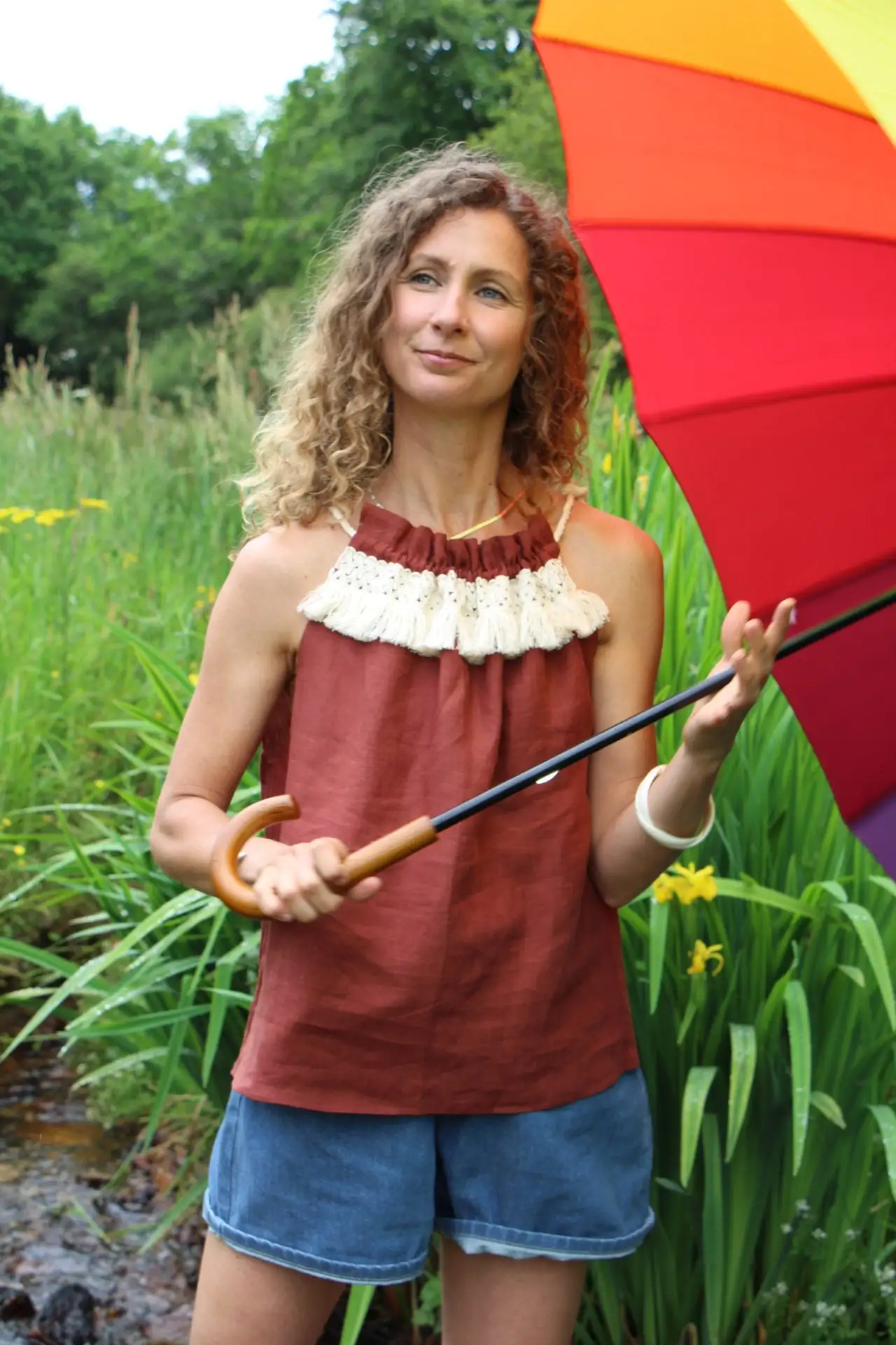 Carlotta Top Lin - Rosa 6 Carlotta Top Lin - Rosa – Image 4