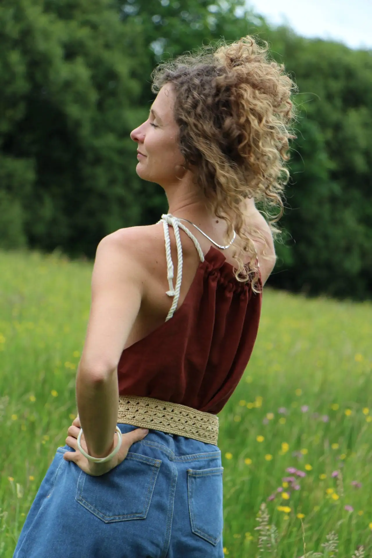 Carlotta Top Lin - Rosa 9 Carlotta Top Lin - Rosa – Image 7