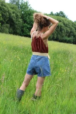 Carlotta Top Lin - Rosa 19 Carlotta Top Lin - Rosa -Thinking Mu Soldes IMG 4809