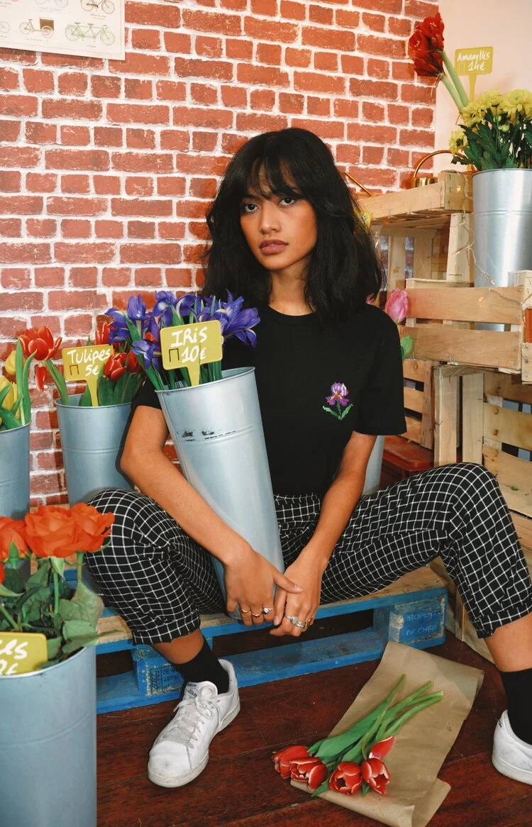 JOHNNY ROMANCE T-shirt Coton Biologique - Iris 3 JOHNNY ROMANCE T-shirt Coton Biologique - Iris