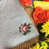 JOHNNY ROMANCE T-shirt Coton Biologique - Rose -Thinking Mu Soldes JOHNNY ROMANCE t shirt rose gris chine ah20 johnnyromance 0005