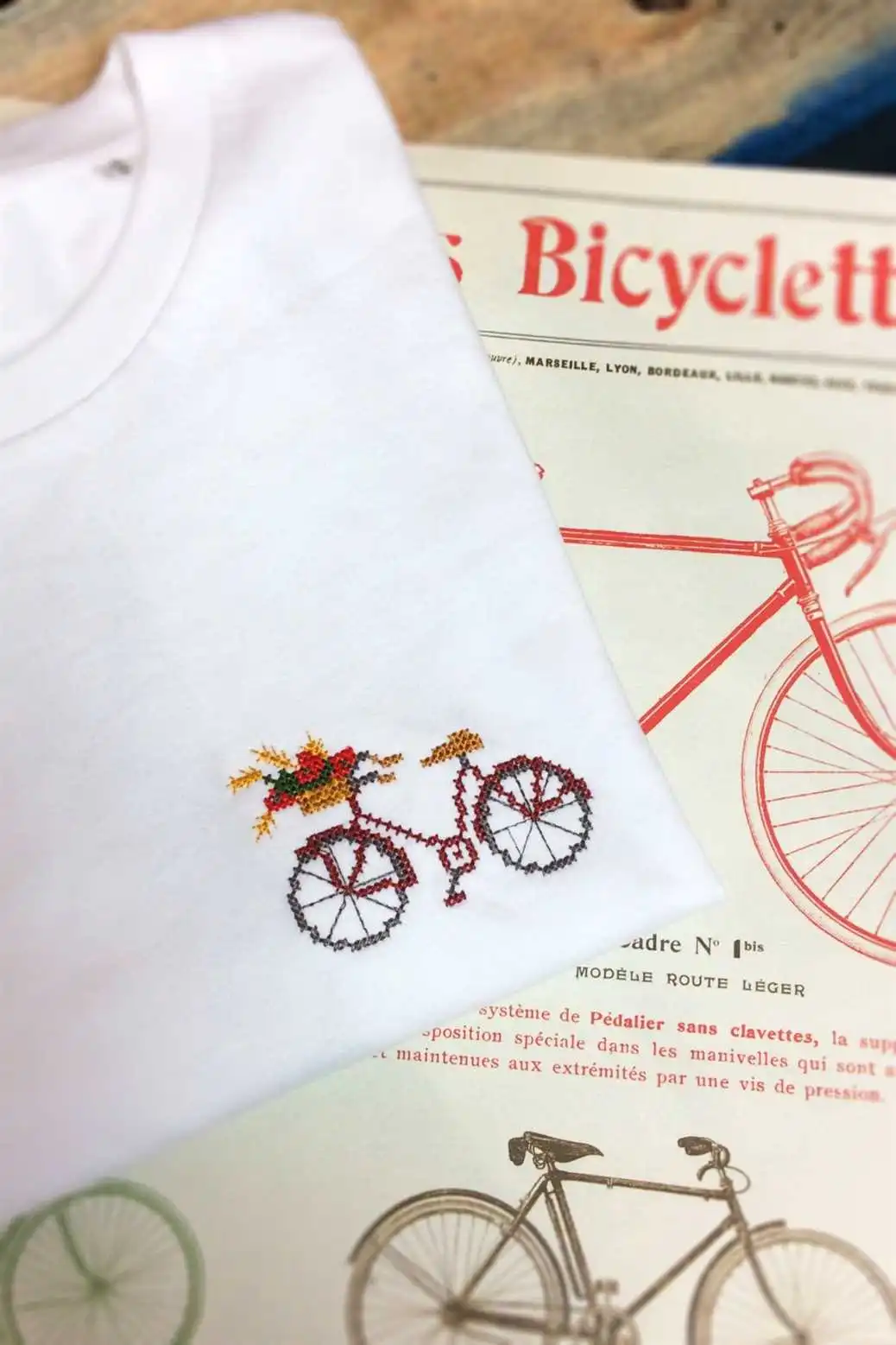 JOHNNY ROMANCE T-shirt Coton Biologique - Vélo 3 JOHNNY ROMANCE T-shirt Coton Biologique - Vélo