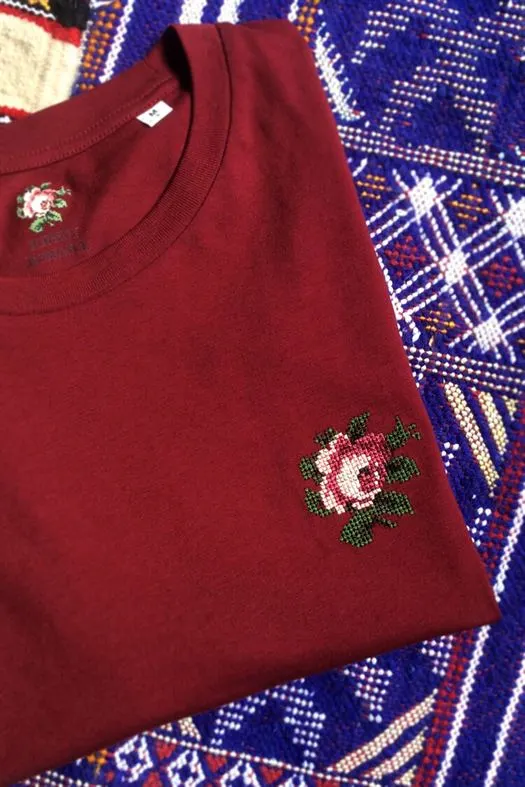 JOHNNY ROMANCE T-shirt Coton Biologique - Rose 4 JOHNNY ROMANCE T-shirt Coton Biologique - Rose – Image 2