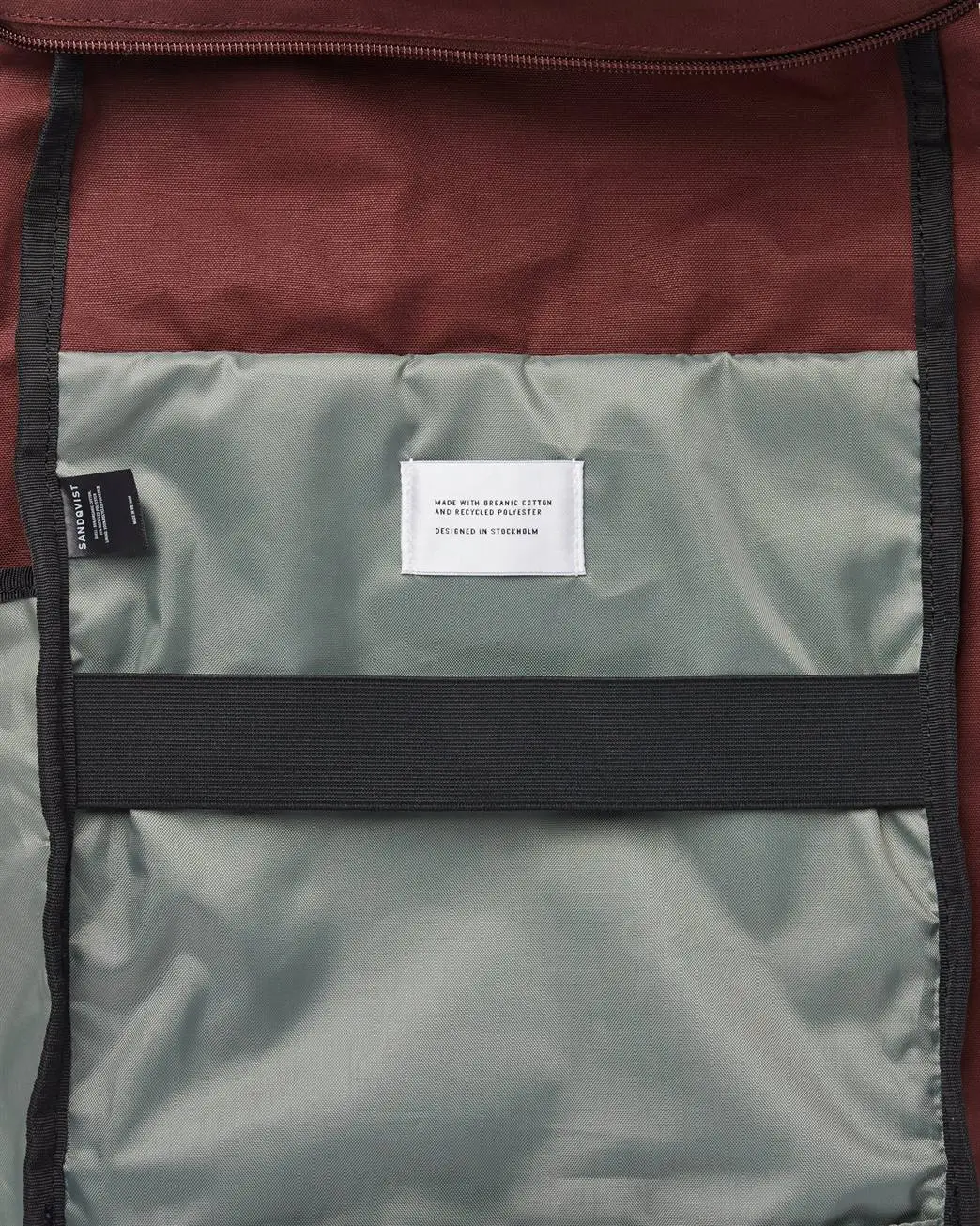 Sandqvist Sac à Dos Coton Biologique - Kaj 6 Sandqvist Sac à Dos Coton Biologique - Kaj – Image 4