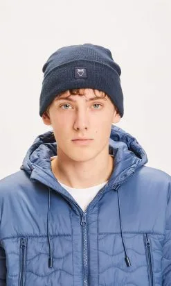 Knowledge Cotton Apparel Bonnet Polyester Recyclé - Leaf Rib 8 Knowledge Cotton Apparel Bonnet Polyester Recyclé - Leaf Rib -Thinking Mu Soldes KCA Bonnet Rib hat bleu 0968ac07 266e 45d0 84e6 9d2461076f5f