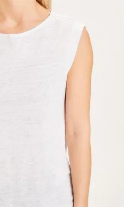 Knowledge Cotton Apparel Top Lin Biologique - Loose -Thinking Mu Soldes KCA Top loose blanc 4 ef2b7d80 6265 41ba 9649 6c9e7035f332