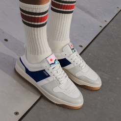 Meeko Baskets Cuir De Pomme Bleu - Kiboko 19 Meeko Baskets Cuir De Pomme Bleu - Kiboko -Thinking Mu Soldes KI BL Carre 1