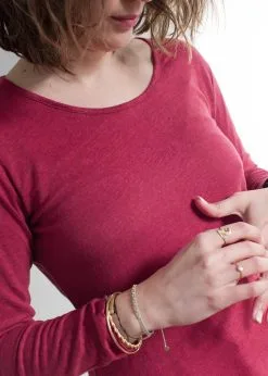 KIPLUZET T-shirt Lin - Zingaro -Thinking Mu Soldes Kipluzet T shirt Lin ZINGARORougeJU5