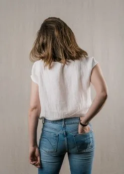 KIPLUZET Top Lin - Umi -Thinking Mu Soldes Kipluzet JLC Umi Blanche Web 1296