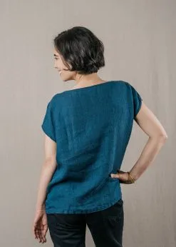 KIPLUZET Top Lin - Umi -Thinking Mu Soldes Kipluzet JLC Umi bleue Web 1036