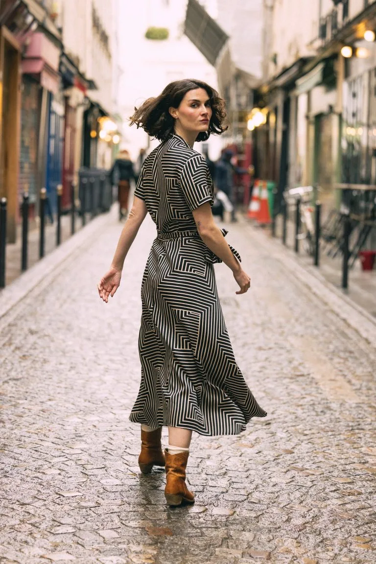 BAGARREUSE Robe Matière Upcyclée - Brook 5 BAGARREUSE Robe Matière Upcyclée - Brook – Image 3