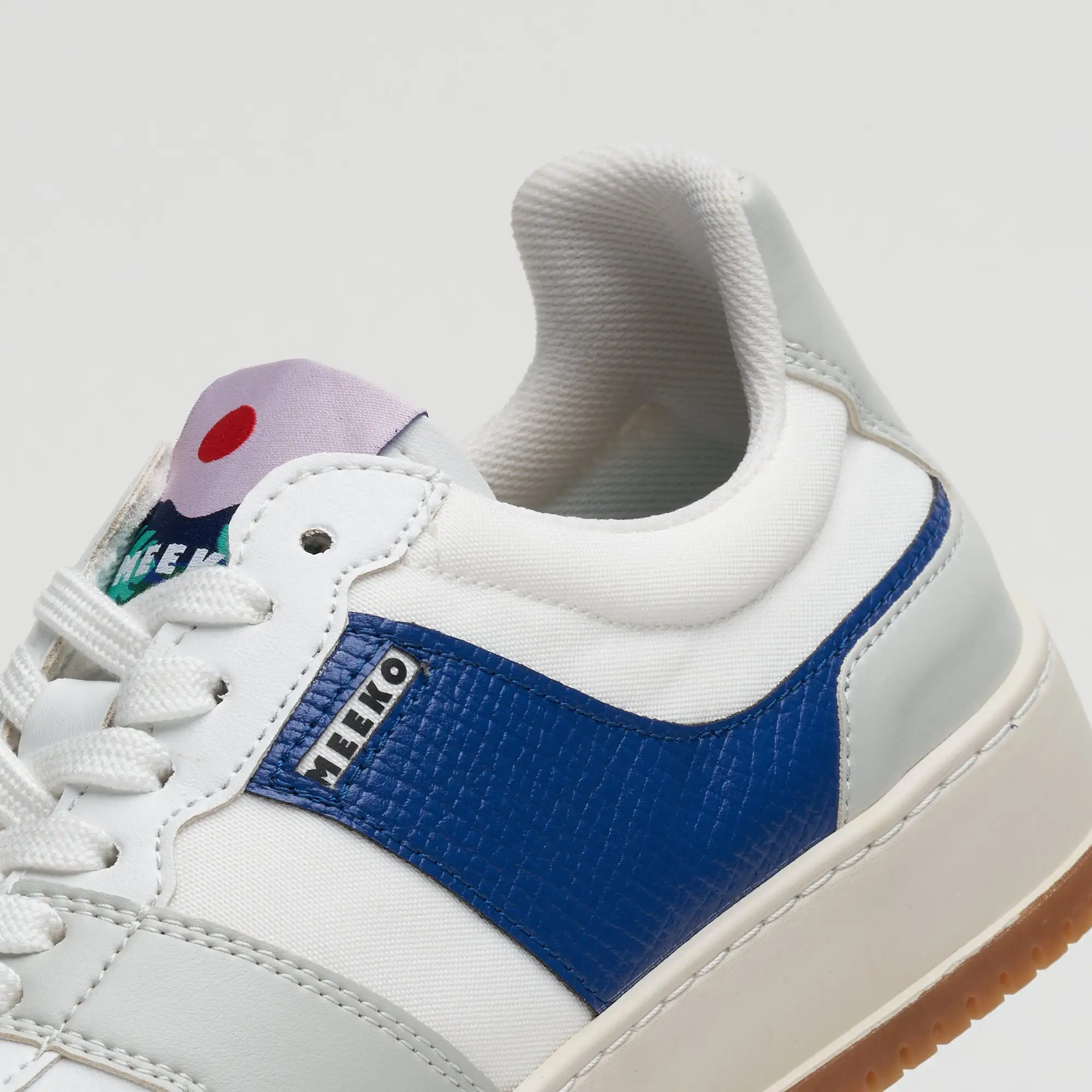 Meeko Baskets Cuir De Pomme Bleu - Kiboko 4 Meeko Baskets Cuir De Pomme Bleu - Kiboko – Image 2