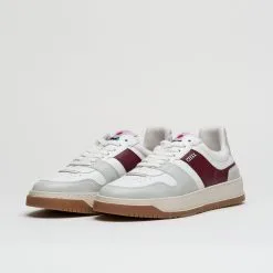 Meeko Baskets Cuir De Pomme Bordeaux - Kiboko