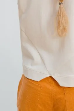 SUITE13LAB Top Coton Biologique - Mimi -Thinking Mu Soldes MIMI TSHIRT ANTIQUE WHITE BACK1 963bcce7 d2a7 4750 92af ecd7608dd200