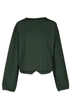 SUITE13LAB Top Coton Biologique - Mimi -Thinking Mu Soldes MIMI TSHIRT DARK GREEN FRONT be750faf d245 456a 893a 139c3184cc3a