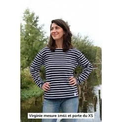 Coton Vert Marinière Coton Biologique -Thinking Mu Soldes Marinieremixtebleucotonvertbio 6