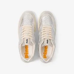 MoEa Baskets Argent Cuir D'ananas - Gen1 10 MoEa Baskets Argent Cuir D'ananas - Gen1 -Thinking Mu Soldes MoEa Gold Pineapple Top