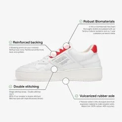 MoEa Baskets Blanches Cuir De Pomme - Gen1 11 MoEa Baskets Blanches Cuir De Pomme - Gen1 -Thinking Mu Soldes MoEa apple white quality packshot