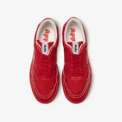 MoEa Baskets Rouges Cuir De Pomme - Gen1 -Thinking Mu Soldes MoEa baskets full apple high
