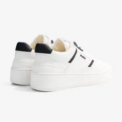 MoEa Baskets Blanches Cuir De Raisin - Gen1 -Thinking Mu Soldes MoEa baskets grape white black arriere 1