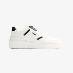 MoEa Baskets Blanches Cuir De Raisin - Gen1