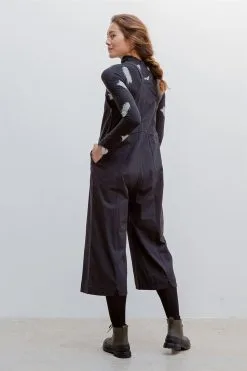 SUITE13LAB Salopette Coton Biologique - Nilda -Thinking Mu Soldes NILDA OVERALL TWILL BLACK BACK 03811187 6ddc 4165 bb0a 7bb745330842