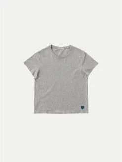Nudie Jeans T-shirt Coton Biologique - Lisa Coeur -Thinking Mu Soldes NUDIE JEANS T shirt LISA gris 6 6d610212 fe94 4365 ad6a 0b9fb3d337c6