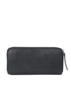 O My Bag Porte-cartes Cuir Tannage Végétal - Sonny Long -Thinking Mu Soldes OMYBAG Sonny Wallet black stromboli back