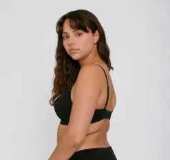 Organic Basics Soutien-gorge Coton Bio - Classic -Thinking Mu Soldes ORGANIC BASICS Soutien gorge classique noir 3 64cfcfe3 65a1 470b 9ae9 5e35535c70dd