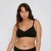 Organic Basics Soutien-gorge Coton Bio - Classic -Thinking Mu Soldes ORGANIC BASICS Soutien gorge classique noir e274baa0 4ca3 4549 8a5c 87567b7540c0