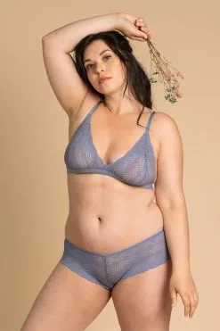 Olly Lingerie Soutien-gorge Polyamide Recyclé - Dawa 9 Olly Lingerie Soutien-gorge Polyamide Recyclé - Dawa -Thinking Mu Soldes Olly lingerie ensemble dentelle recyclee dawa bleu myosotis 2972b919 e2bc 4fb0 9cf9 f36de740262d