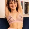 Olly Lingerie Soutien-gorge Polyamide Recyclé - Amour 2 Olly Lingerie Soutien-gorge Polyamide Recyclé - Amour -Thinking Mu Soldes Olly lingerie soutien gorge dentelle coeur velour recyclee