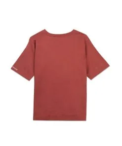 Ombrelle T-shirt Coton Biologique - Rayonnante -Thinking Mu Soldes Ombrelle Tee shirt terracotta rayonnante 65euros madeineurope 02