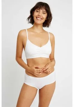 People Tree Brassière Coton Biologique 23 People Tree Brassière Coton Biologique -Thinking Mu Soldes PEOPLE TREE Brassiere blanc
