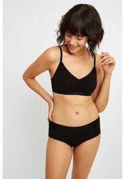 People Tree Brassière Coton Biologique 19 People Tree Brassière Coton Biologique -Thinking Mu Soldes PEOPLE TREE Brassiere noir